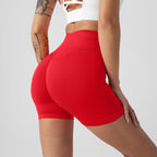 High-Waisted Butt-Lifting Fitness Shorts for Women