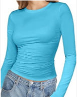 Women's Long Sleeve Round Neck T-Shirt