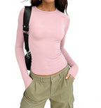 Women's Long Sleeve Round Neck T-Shirt