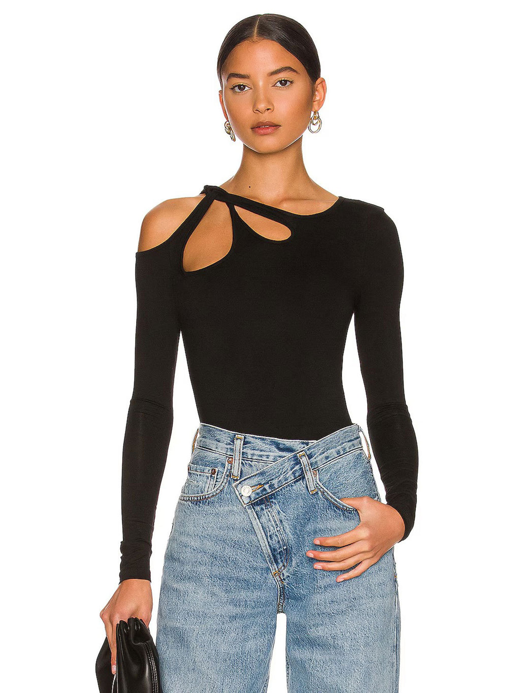 Basic Slim-Fit High-Waisted Jumpsuit