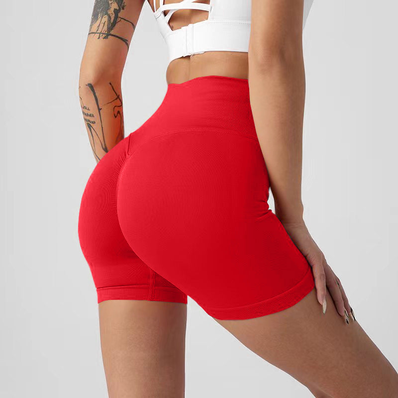 High-Waisted Butt-Lifting Fitness Shorts for Women
