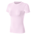 Bare-chested yoga shirt with short sleeves