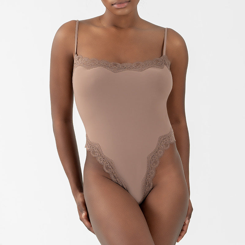 Lace Camisole Barely There Breathable Bodysuit