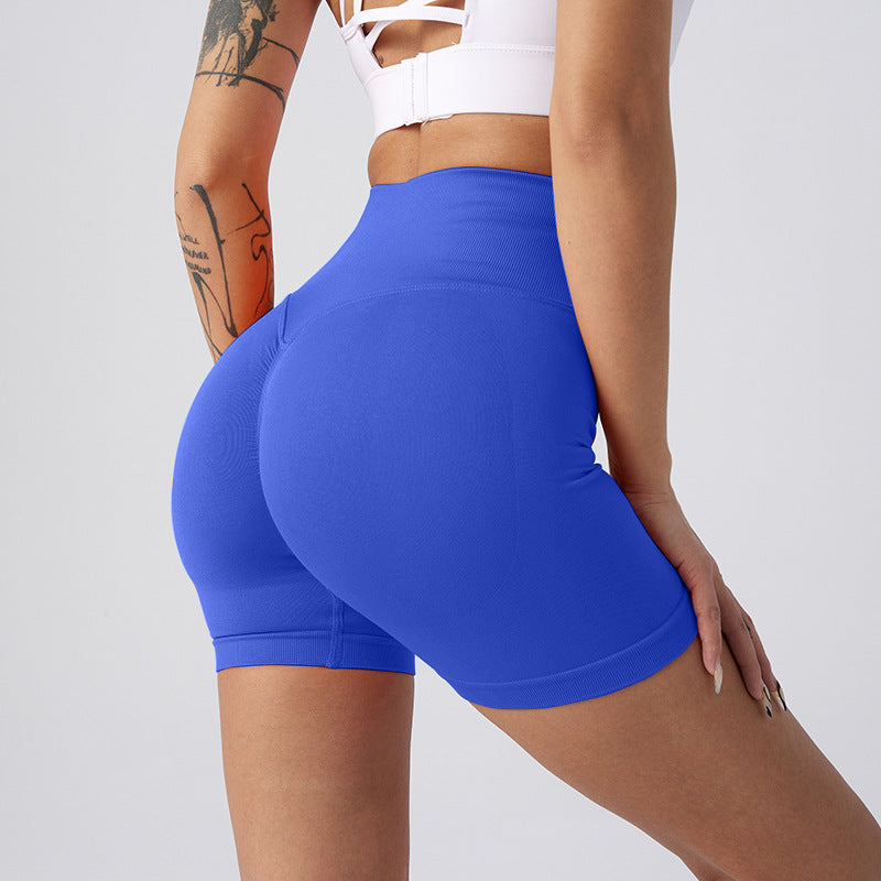 High-Waisted Butt-Lifting Fitness Shorts for Women