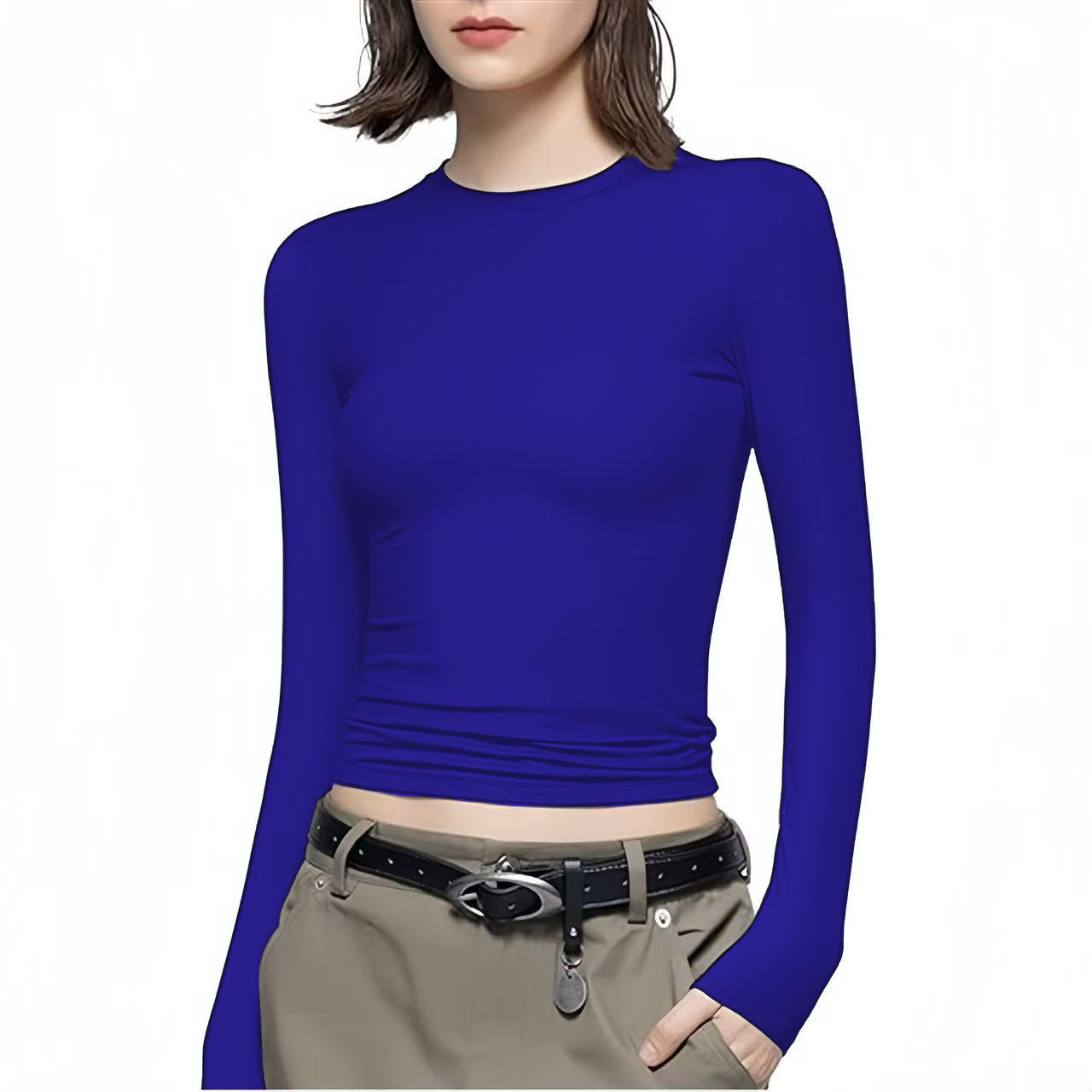 Women's Long Sleeve Round Neck T-Shirt