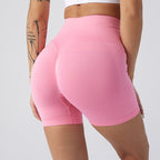 High-Waisted Butt-Lifting Fitness Shorts for Women