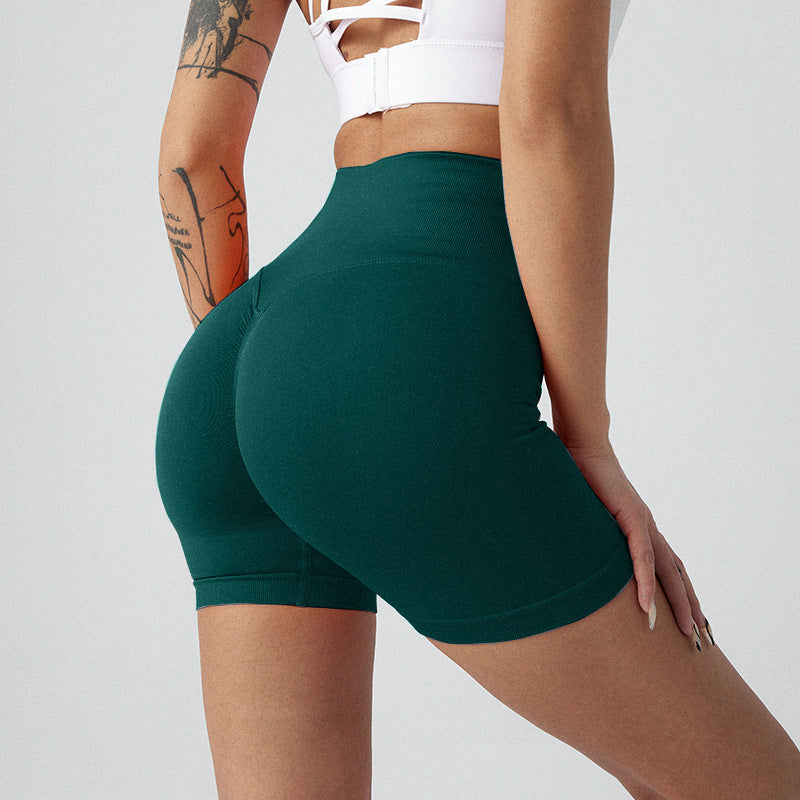 High-Waisted Butt-Lifting Fitness Shorts for Women