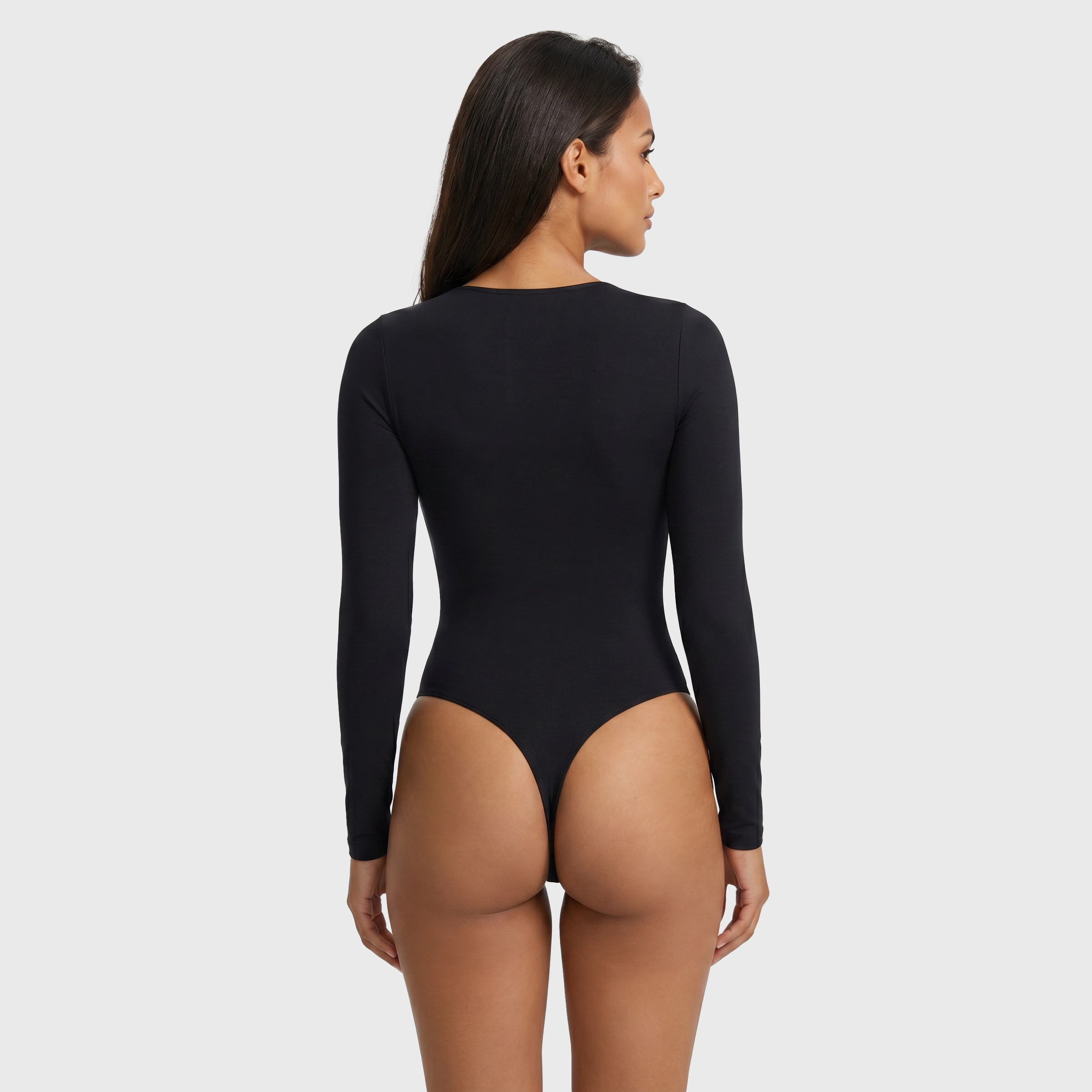 Long Sleeve Scoop Neck Bodysuit
