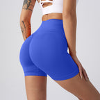 High-Waisted Butt-Lifting Fitness Shorts for Women