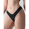 Low-rise seamless thong underwear