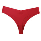 Seamless Ice Silk Women's Thong Underwear