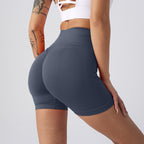 High-Waisted Butt-Lifting Fitness Shorts for Women