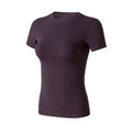 Bare-chested yoga shirt with short sleeves