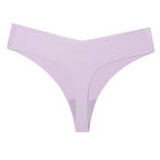 Seamless Ice Silk Women's Thong Underwear