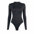 Long Sleeve Half-Zip Bodysuit