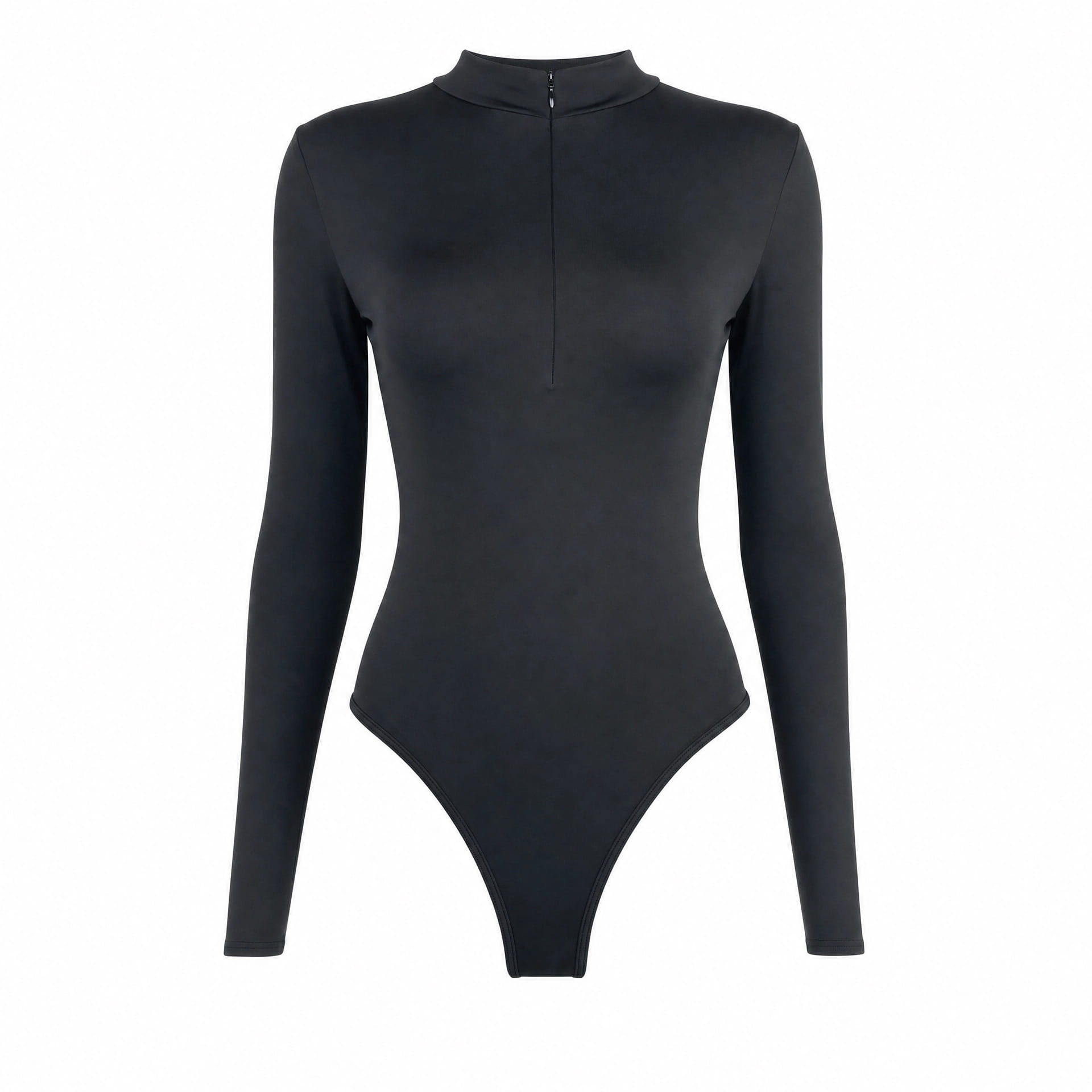Long Sleeve Half-Zip Bodysuit