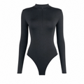 Long Sleeve Half-Zip Bodysuit
