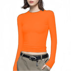 Women's Long Sleeve Round Neck T-Shirt