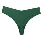 Seamless Ice Silk Women's Thong Underwear