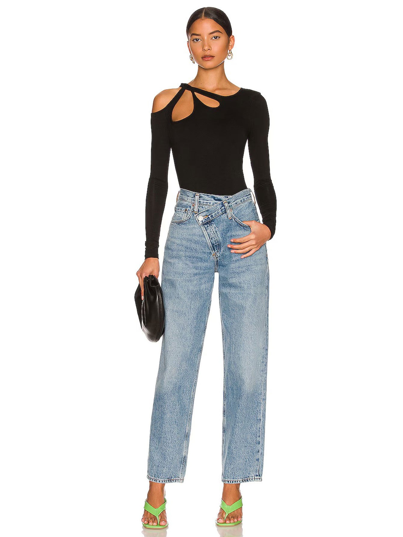 Basic Slim-Fit High-Waisted Jumpsuit