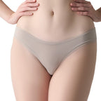 Low-rise seamless thong underwear