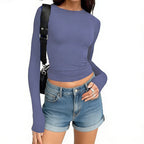 Women's Long Sleeve Round Neck T-Shirt