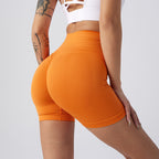 High-Waisted Butt-Lifting Fitness Shorts for Women