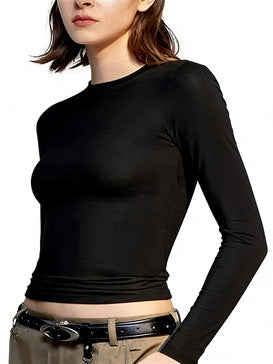 Women's Long Sleeve Round Neck T-Shirt