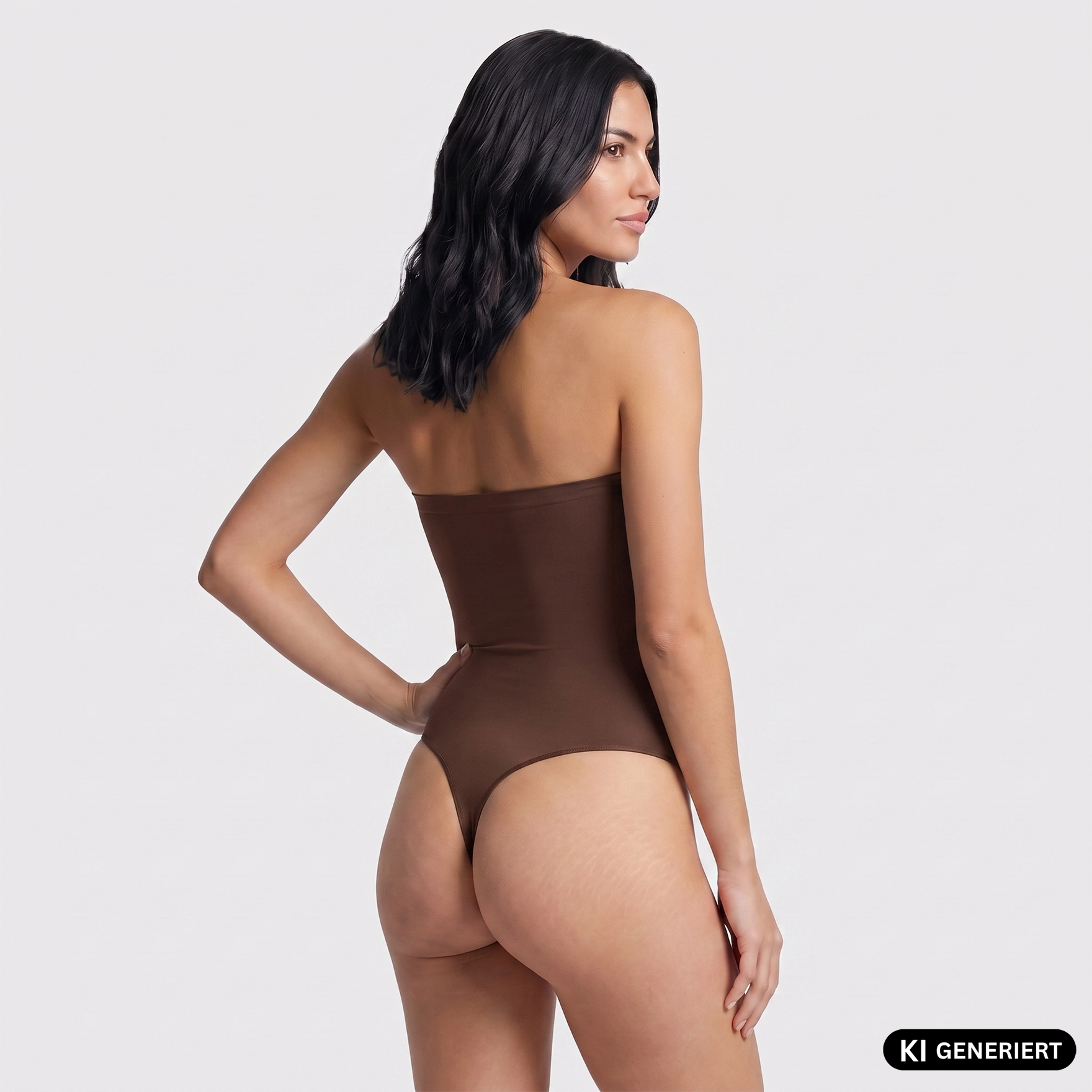 Strapless Thong Bodysuit