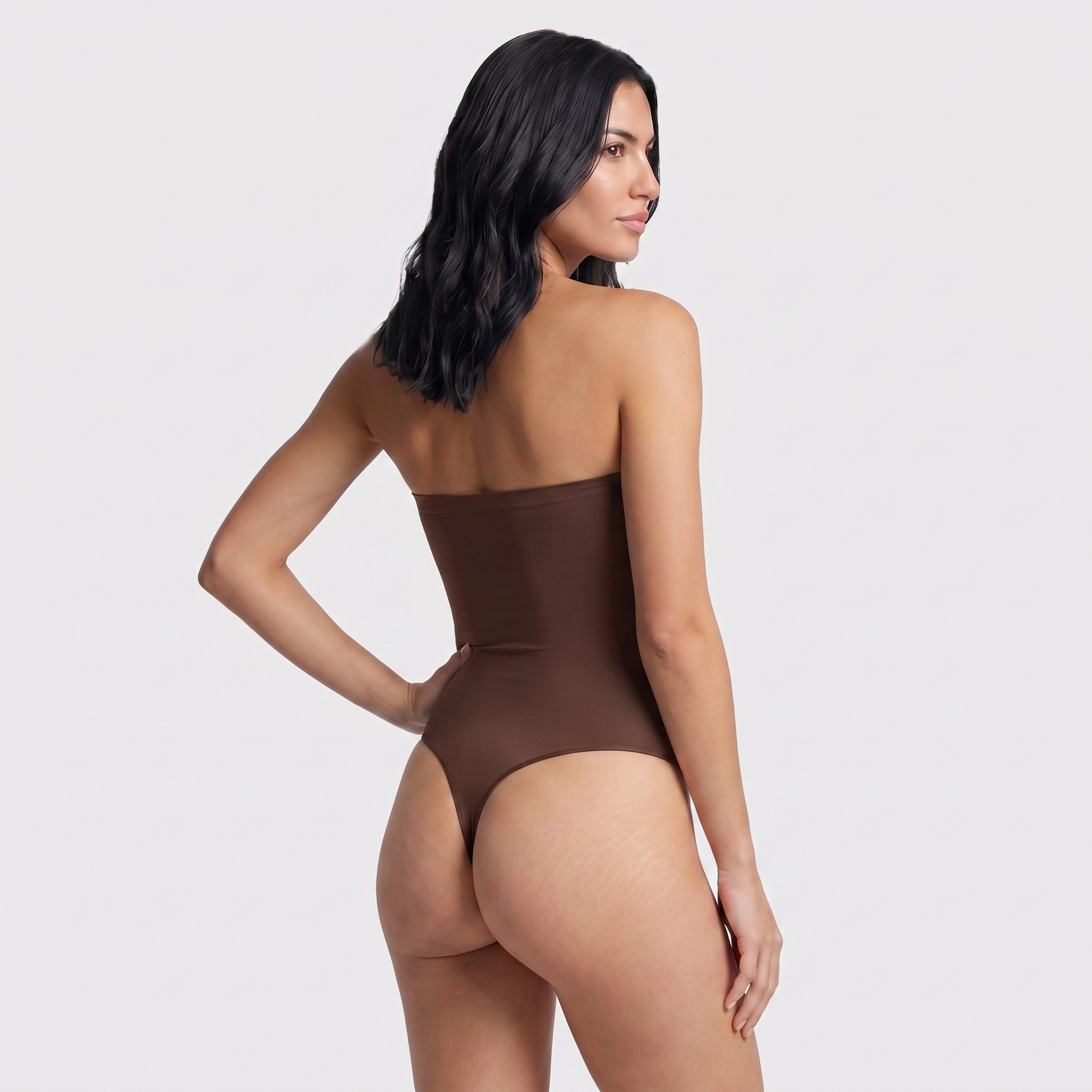 Strapless Thong Bodysuit