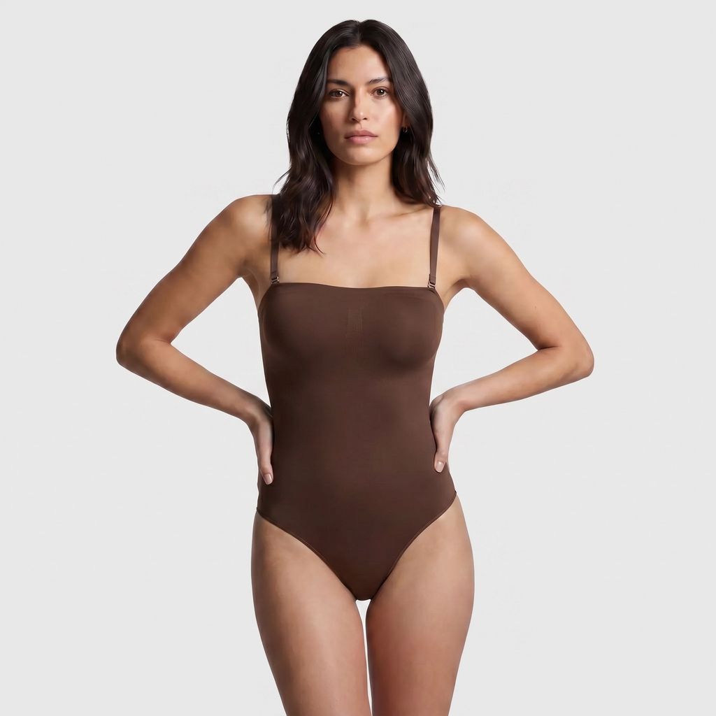 Strapless Thong Bodysuit