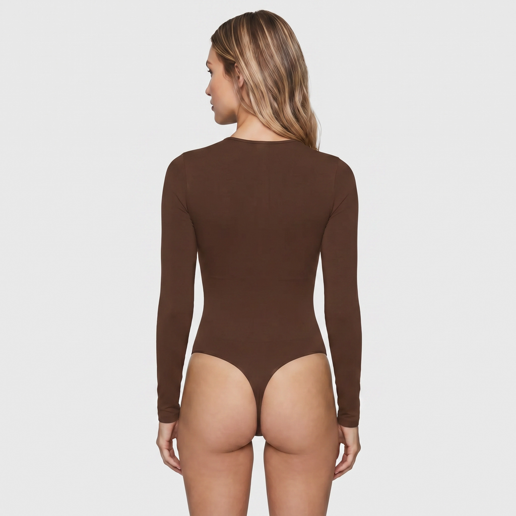 Long Sleeve Crew Neck Bodysuit