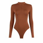 Long Sleeve Half-Zip Bodysuit