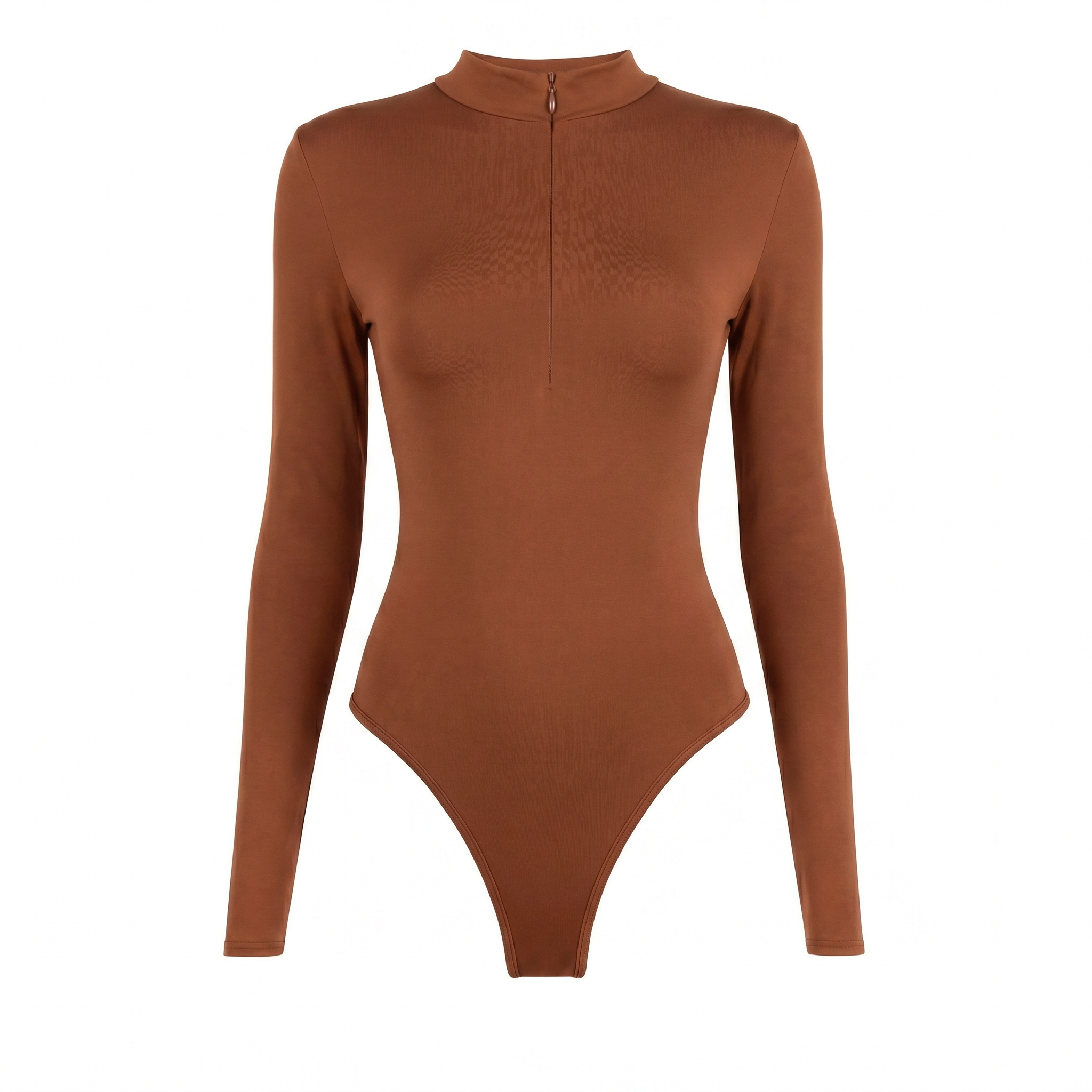 Long Sleeve Half-Zip Bodysuit