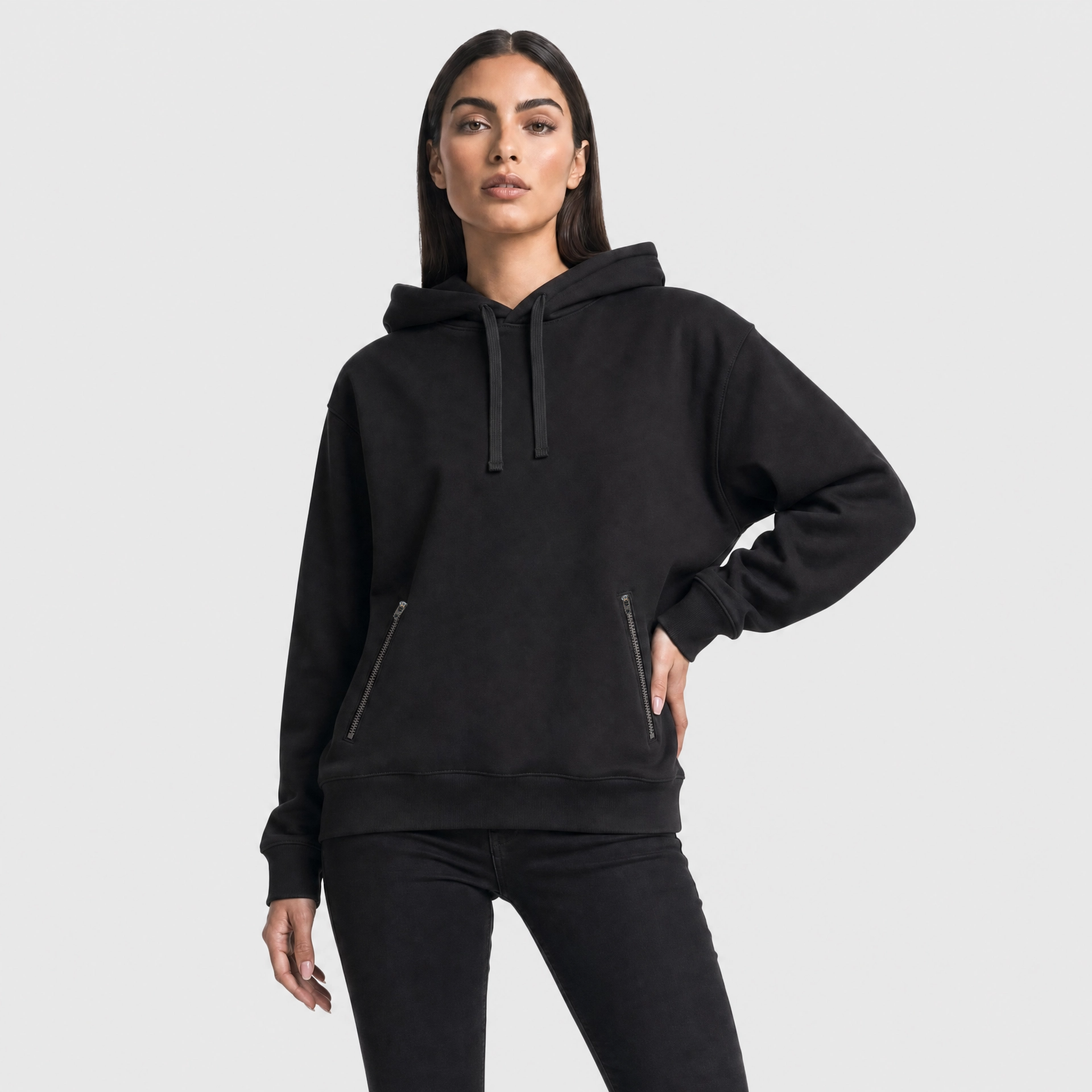 Zip Pocket Hoodie