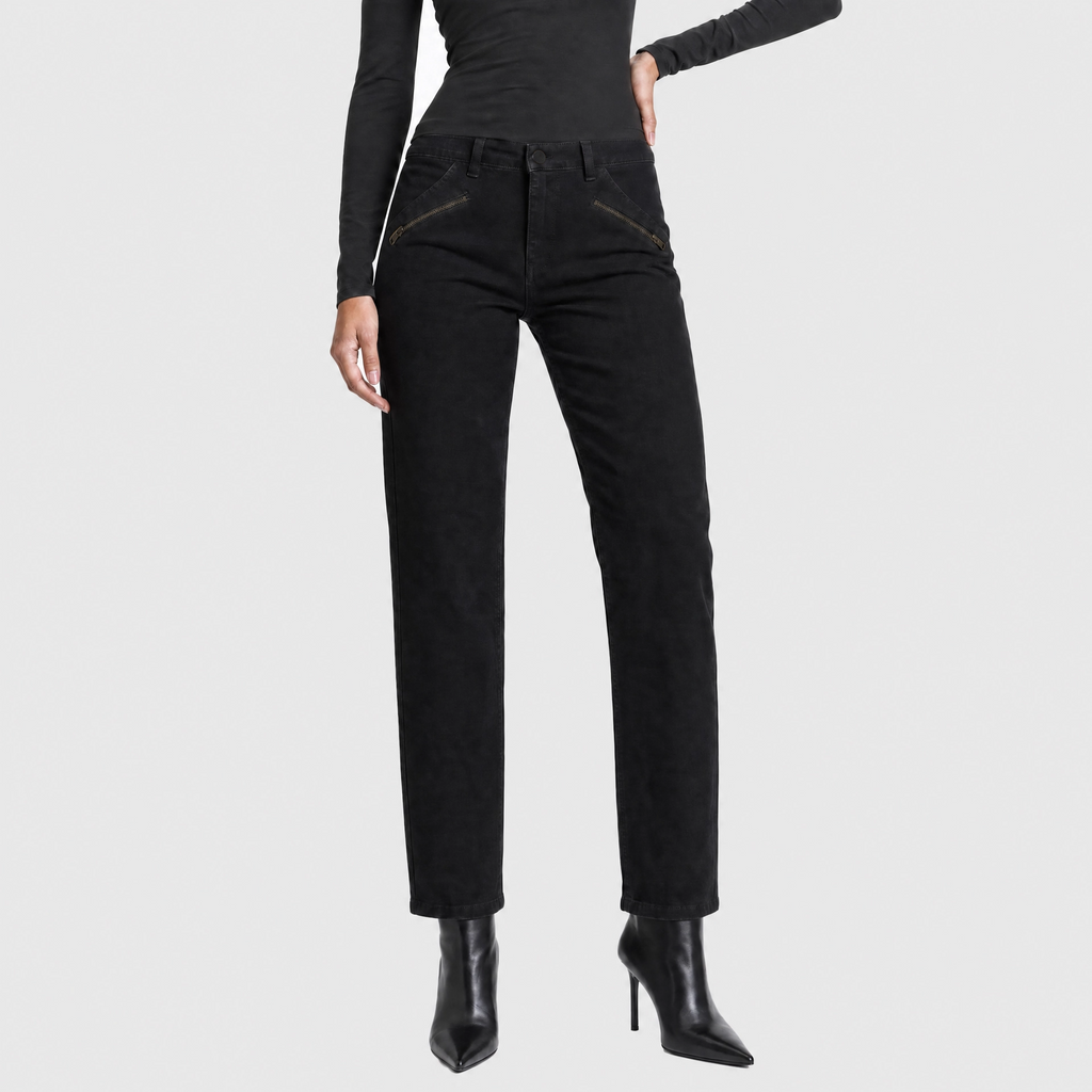 Zip Pocket Denim Jeans