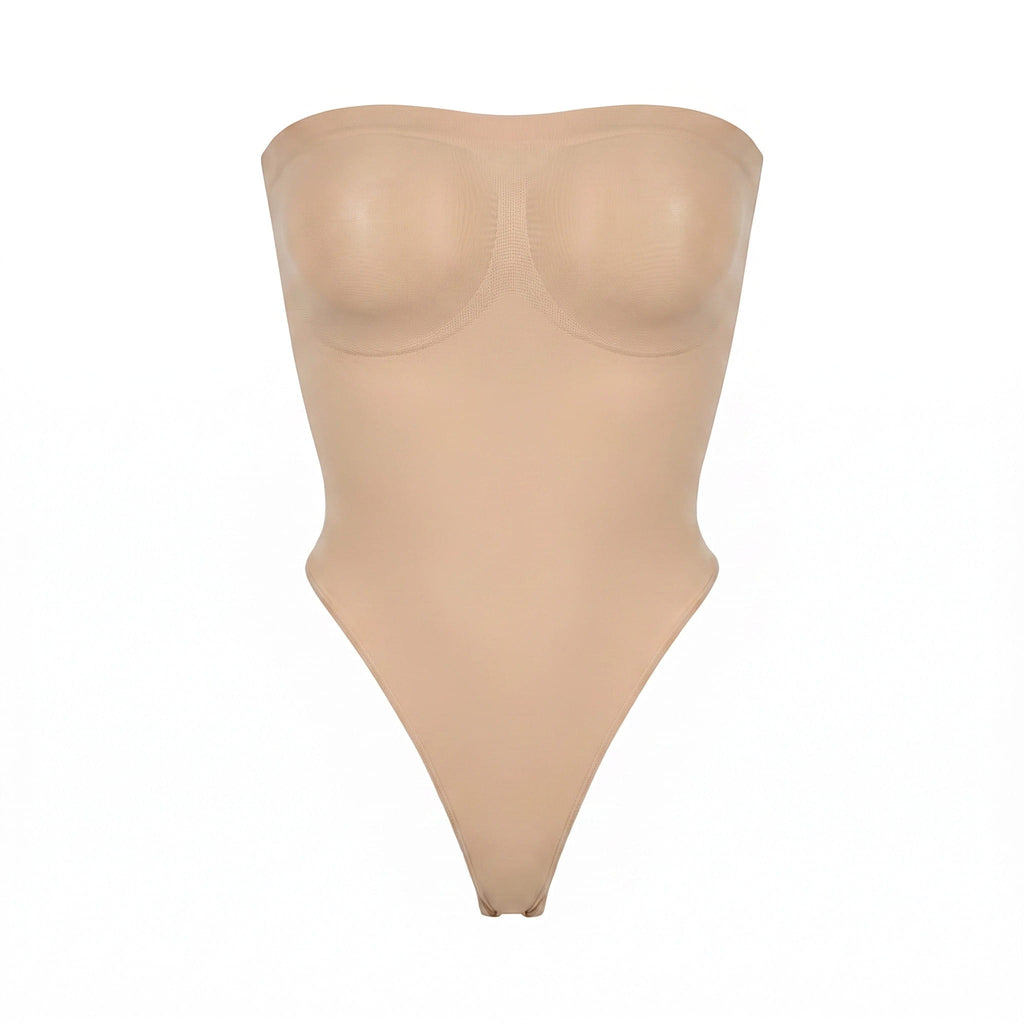 Strapless Thong Bodysuit