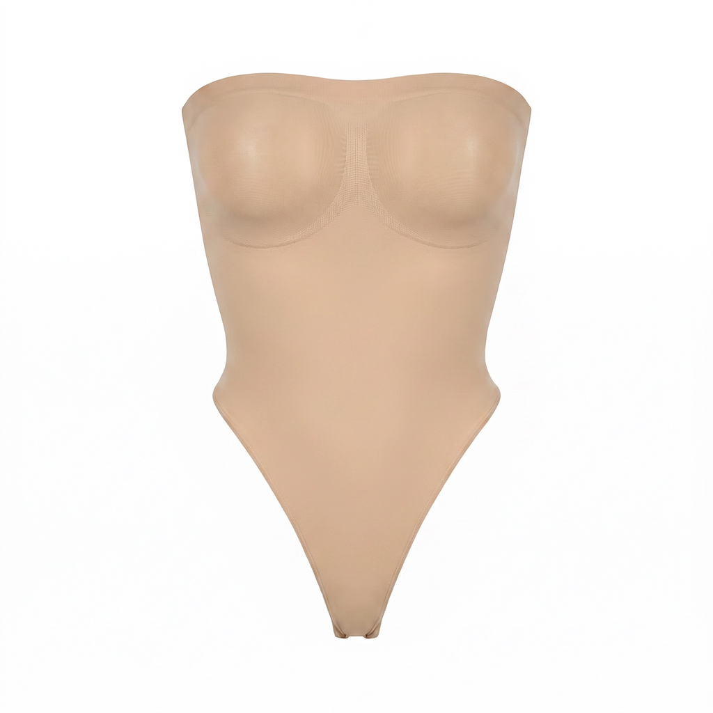 Strapless Thong Bodysuit