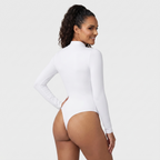 Long Sleeve Half-Zip Bodysuit