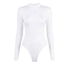 Long Sleeve Half-Zip Bodysuit