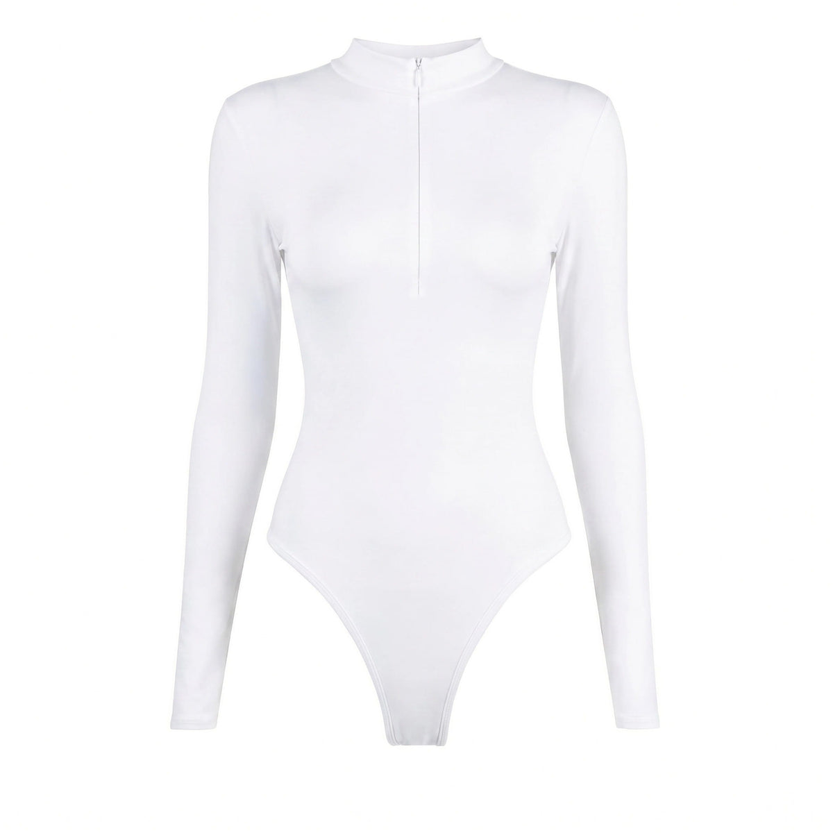 Long Sleeve Half-Zip Bodysuit