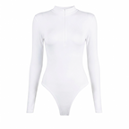 Long Sleeve Half-Zip Bodysuit