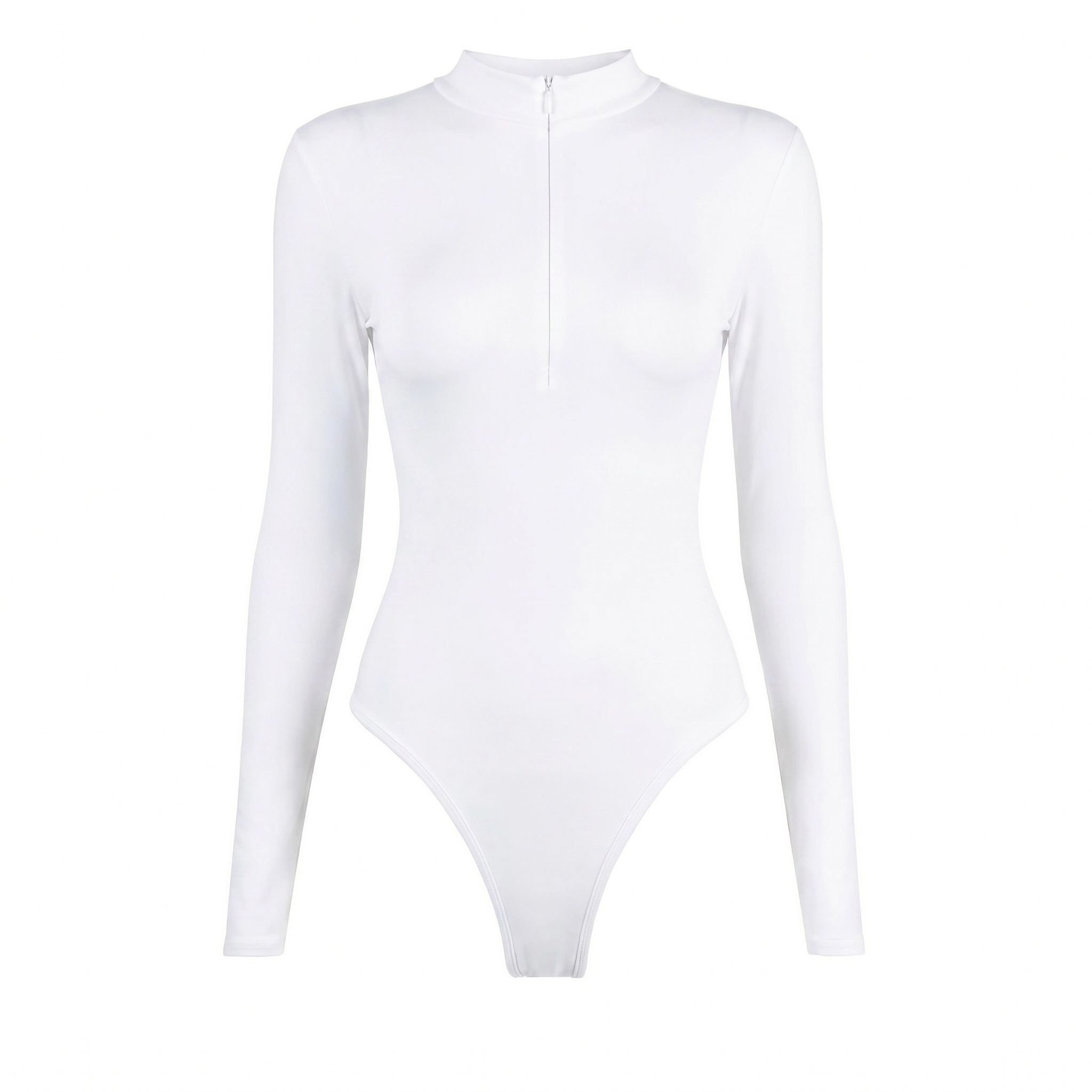 Long Sleeve Half-Zip Bodysuit