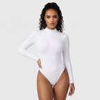 Long Sleeve Half-Zip Bodysuit